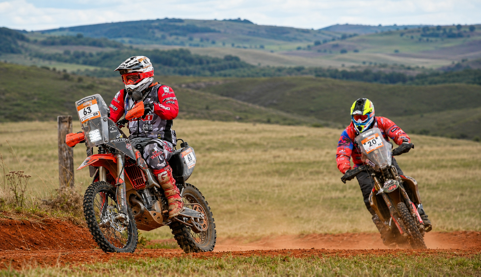 Motocross em trilha regional